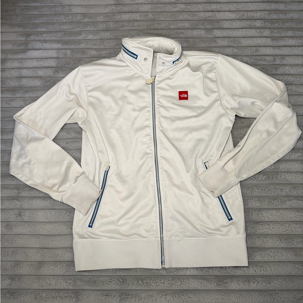 The North Face White Zip-Up Jacket